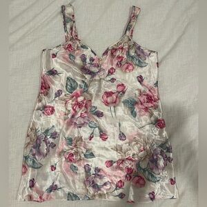 Y2K floral slip